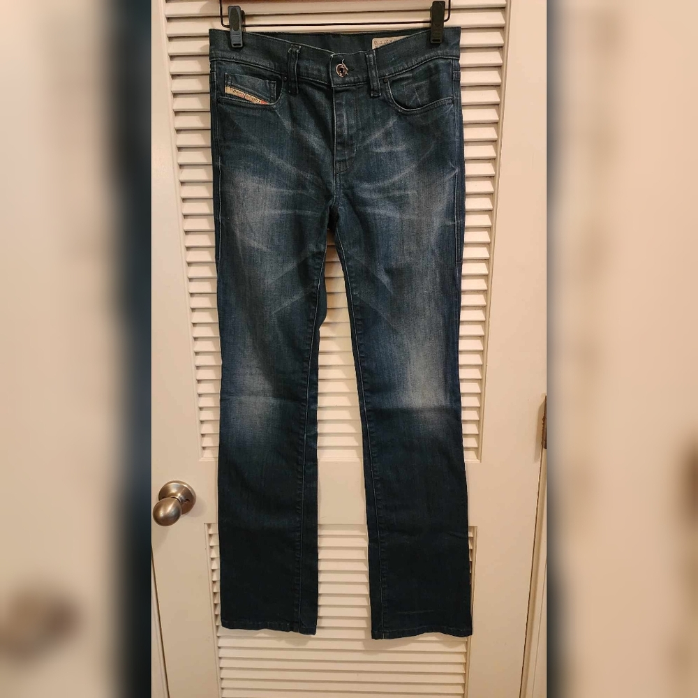 Diesel womens regular slim bootcut strech jeans
